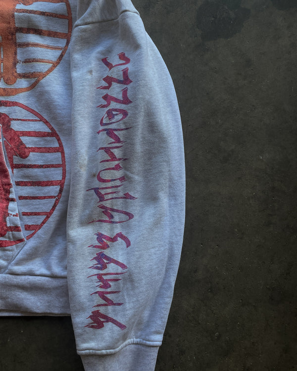 "MOSAIC" SNOW GREY HOODIE